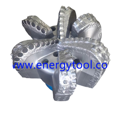 Forging Processing Type Oil Gas Water API PDC Rock Drill Bits With 9 Nozzle